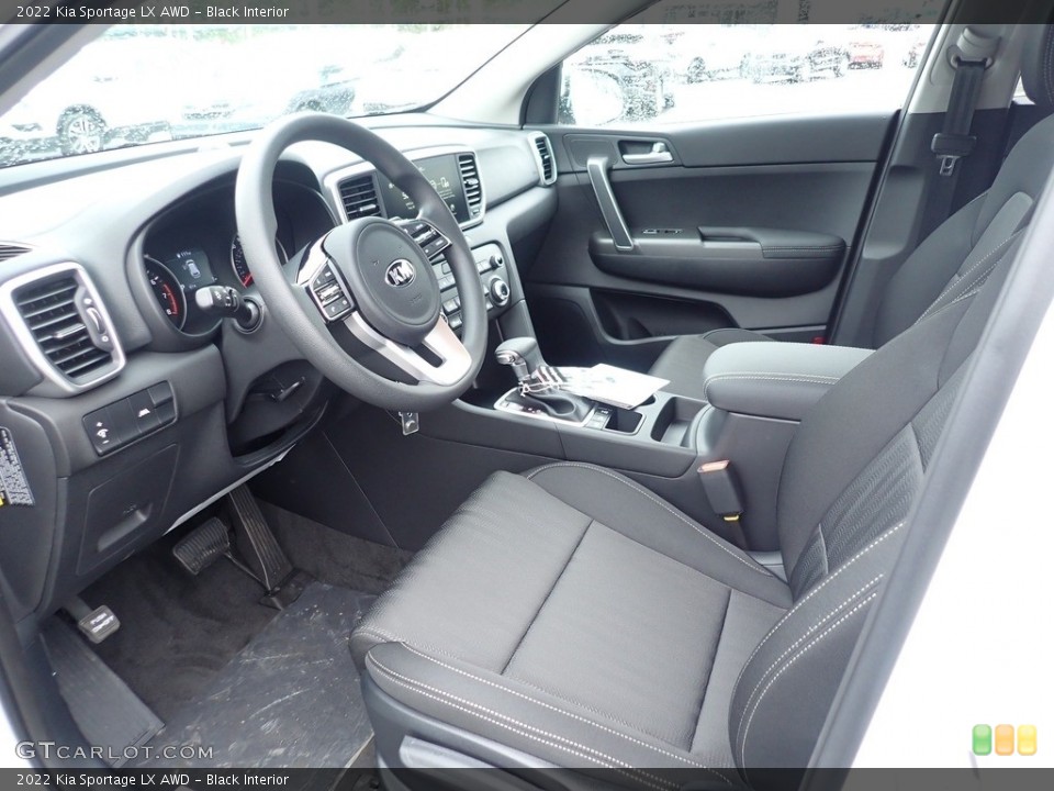 Black Interior Photo for the 2022 Kia Sportage LX AWD #141856069