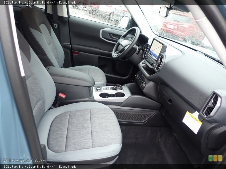 Ebony Interior Photo for the 2021 Ford Bronco Sport Big Bend 4x4 #141856546