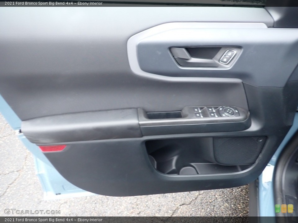 Ebony Interior Door Panel for the 2021 Ford Bronco Sport Big Bend 4x4 #141856615