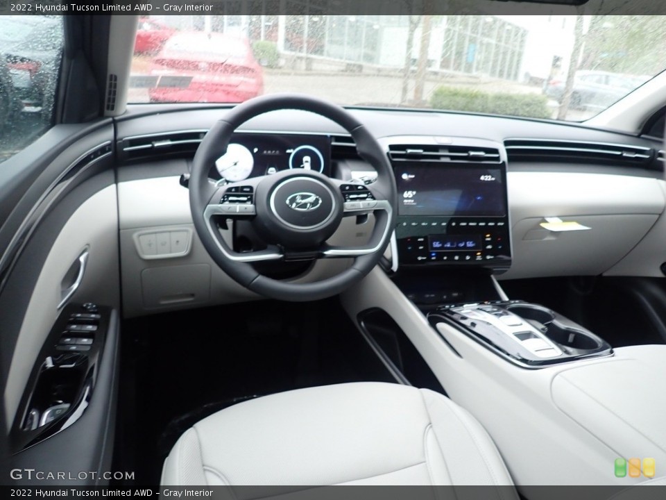 Gray Interior Photo for the 2022 Hyundai Tucson Limited AWD #141857578