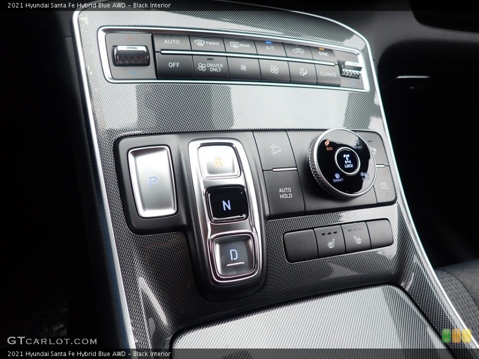 Black Interior Transmission for the 2021 Hyundai Santa Fe Hybrid Blue AWD #141858514