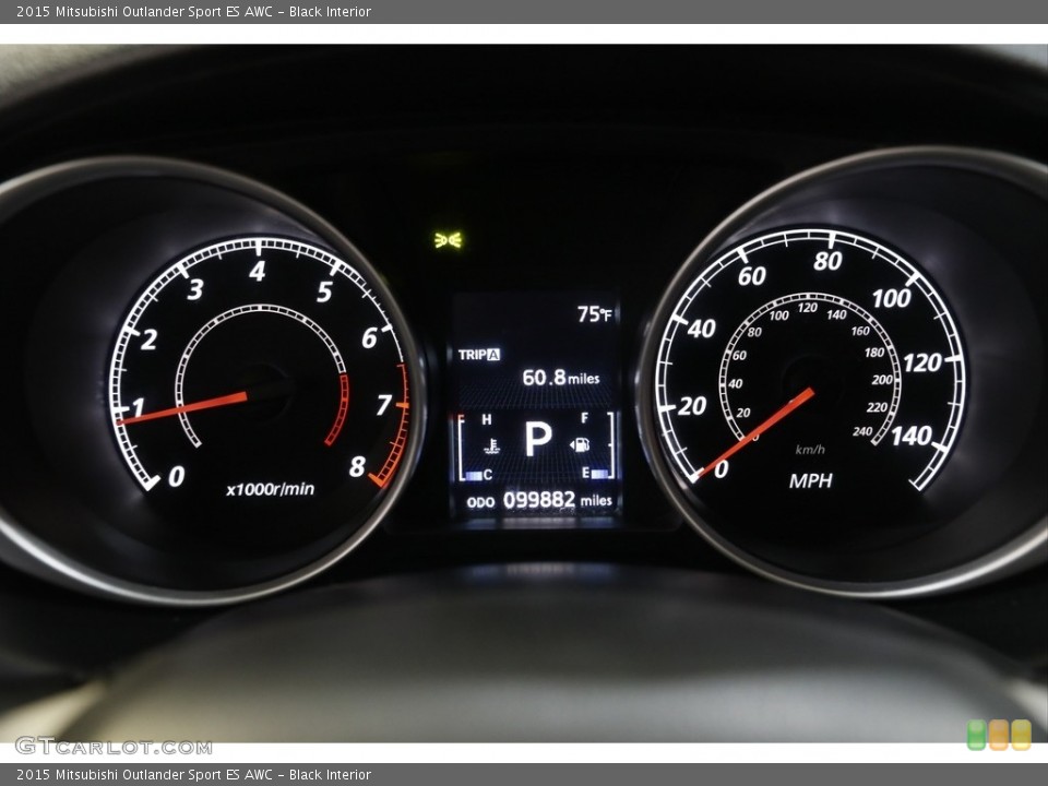 Black Interior Gauges for the 2015 Mitsubishi Outlander Sport ES AWC #141861286