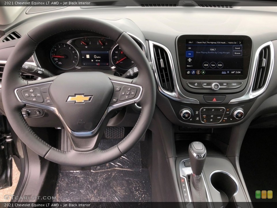 Jet Black Interior Dashboard for the 2021 Chevrolet Equinox LT AWD #141861472