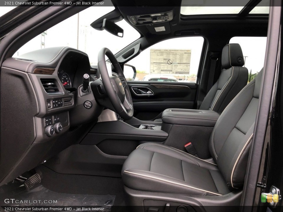 Jet Black Interior Photo for the 2021 Chevrolet Suburban Premier 4WD #141861559