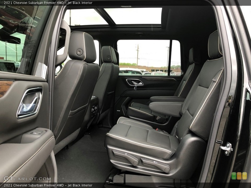 Jet Black Interior Rear Seat for the 2021 Chevrolet Suburban Premier 4WD #141861565