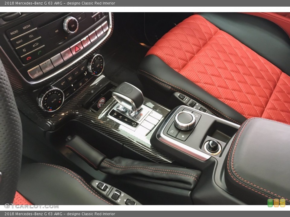 designo Classic Red Interior Transmission for the 2018 Mercedes-Benz G 63 AMG #141861694