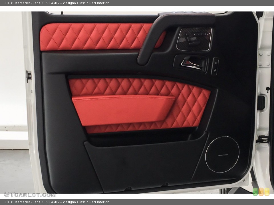 designo Classic Red Interior Door Panel for the 2018 Mercedes-Benz G 63 AMG #141861745