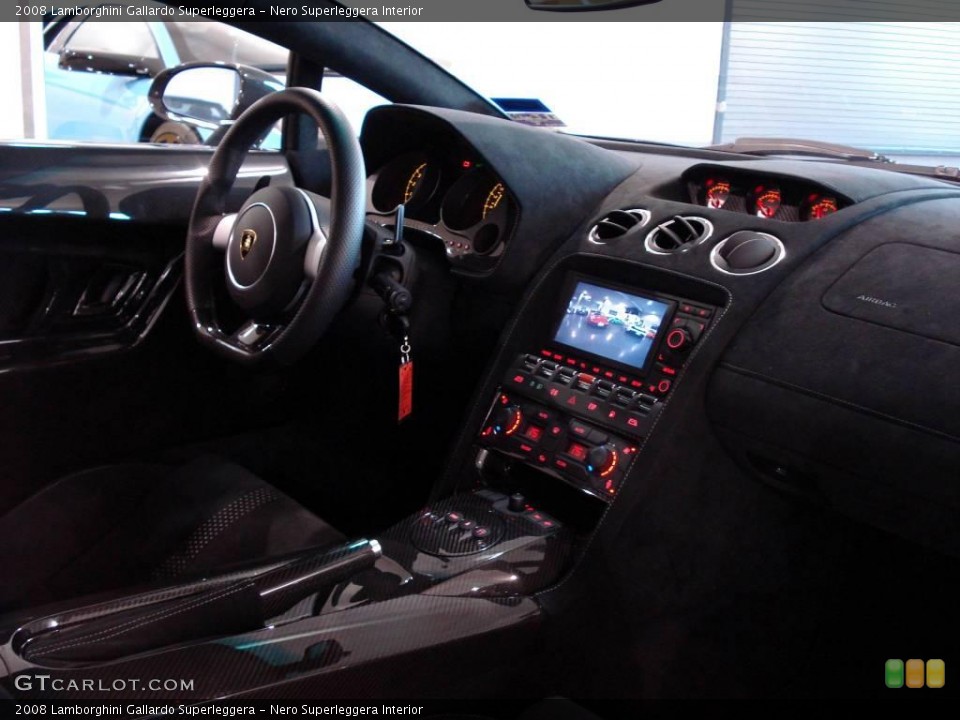 Nero Superleggera Interior Dashboard for the 2008 Lamborghini Gallardo Superleggera #1418624