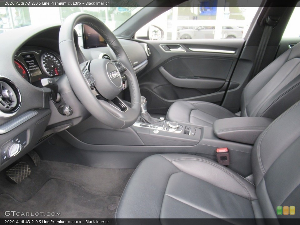 Black Interior Photo for the 2020 Audi A3 2.0 S Line Premium quattro #141862807