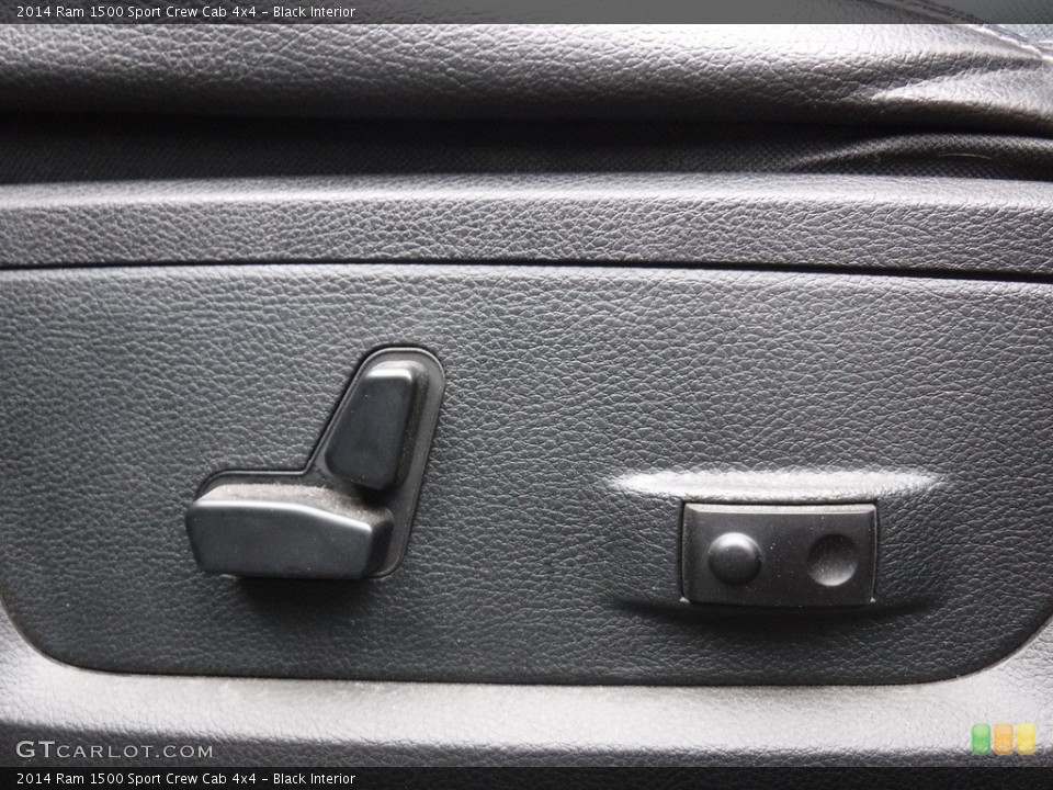 Black Interior Front Seat for the 2014 Ram 1500 Sport Crew Cab 4x4 #141866611