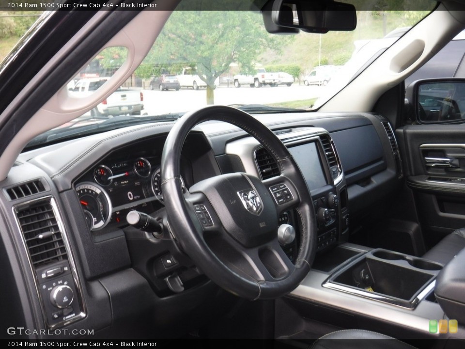 Black Interior Dashboard for the 2014 Ram 1500 Sport Crew Cab 4x4 #141866632