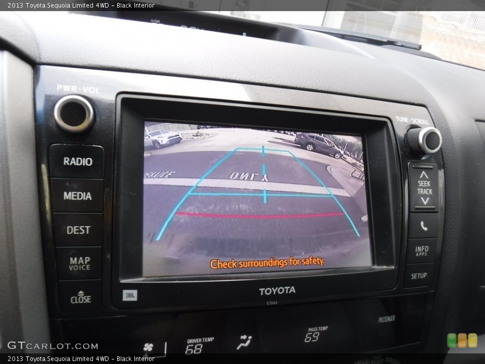 Black Interior Controls for the 2013 Toyota Sequoia Limited 4WD #141867655