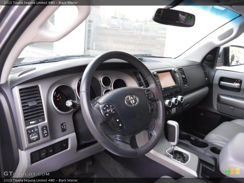 Black Interior Dashboard for the 2013 Toyota Sequoia Limited 4WD #141868075