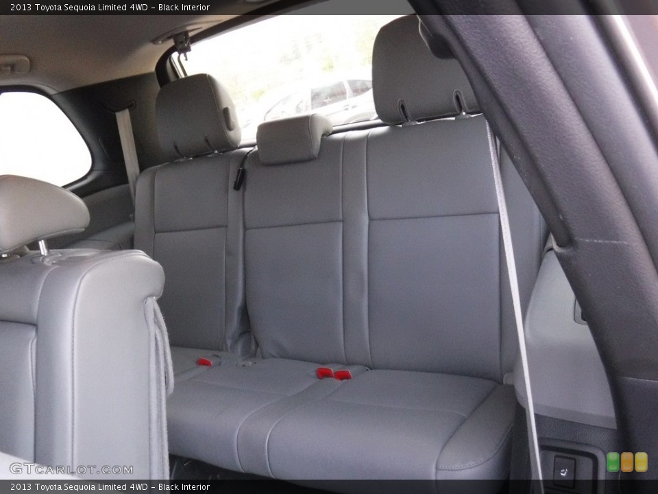 Black Interior Rear Seat for the 2013 Toyota Sequoia Limited 4WD #141868271
