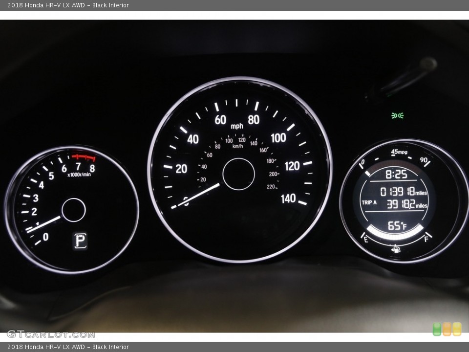 Black Interior Gauges for the 2018 Honda HR-V LX AWD #141868296