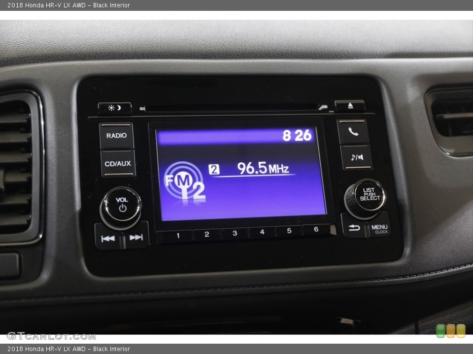 Black Interior Audio System for the 2018 Honda HR-V LX AWD #141868342