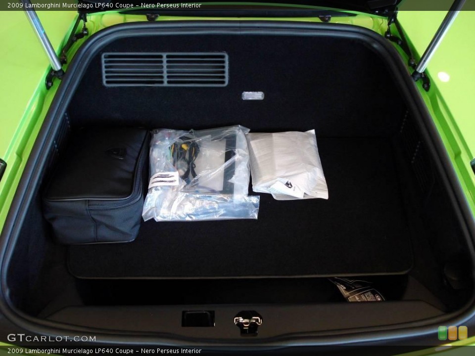 Nero Perseus Interior Trunk for the 2009 Lamborghini Murcielago LP640 Coupe #1418689