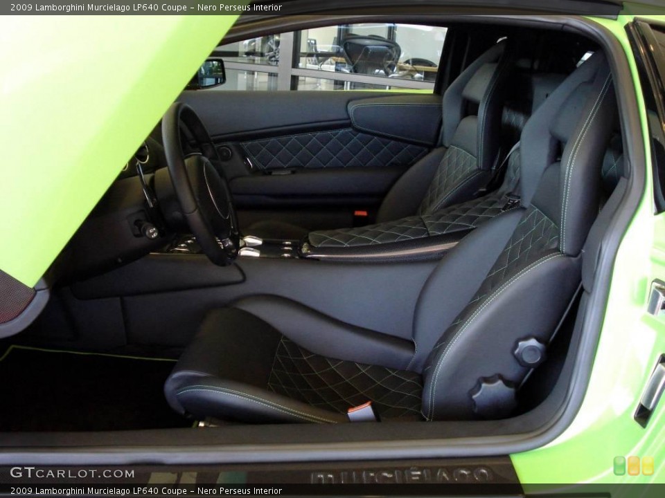 Nero Perseus Interior Photo for the 2009 Lamborghini Murcielago LP640 Coupe #1418699