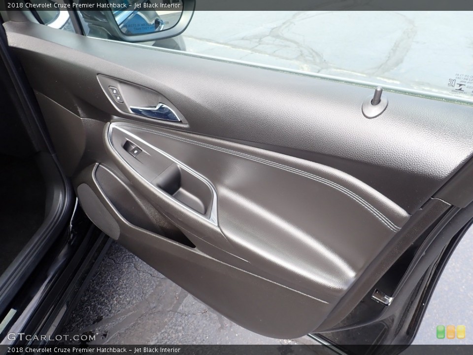Jet Black Interior Door Panel for the 2018 Chevrolet Cruze Premier Hatchback #141871762