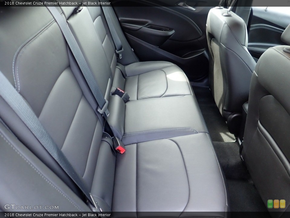 Jet Black Interior Rear Seat for the 2018 Chevrolet Cruze Premier Hatchback #141871789