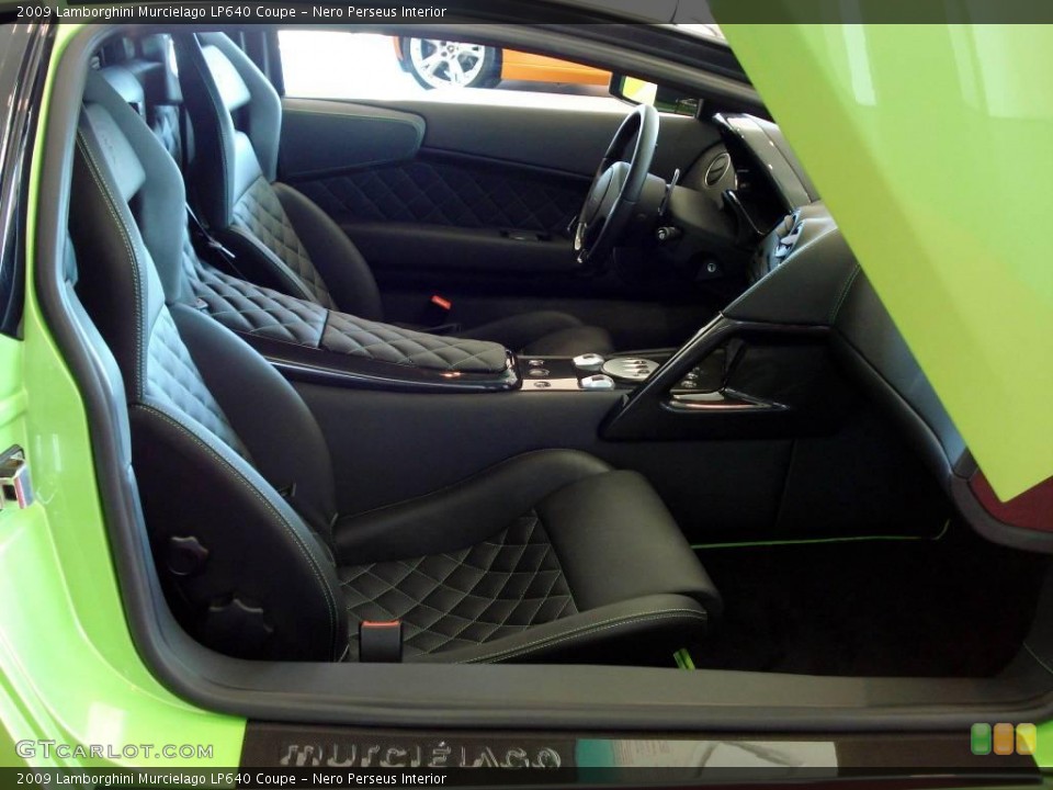 Nero Perseus Interior Photo for the 2009 Lamborghini Murcielago LP640 Coupe #1418719