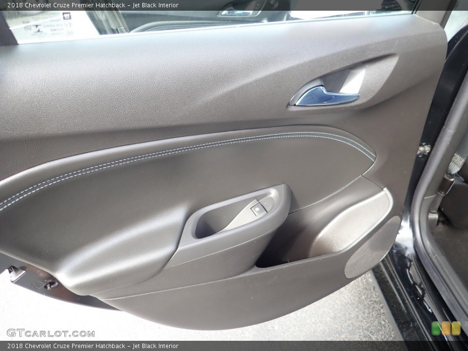 Jet Black Interior Door Panel for the 2018 Chevrolet Cruze Premier Hatchback #141871903
