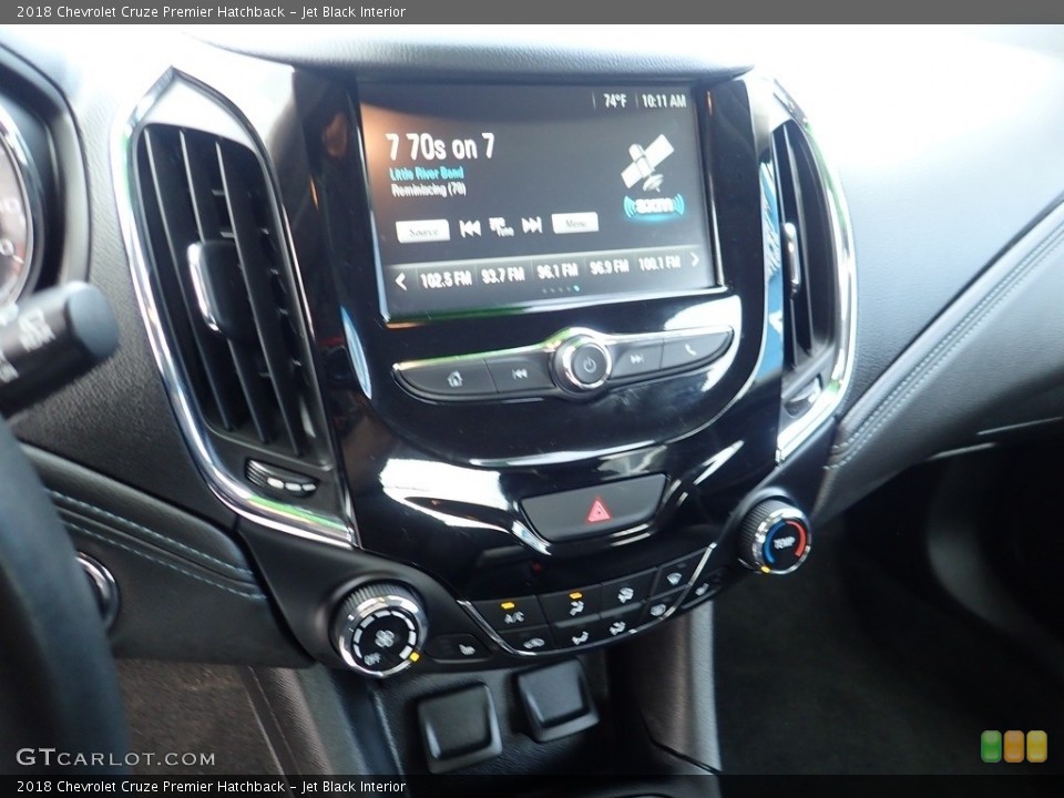 Jet Black Interior Audio System for the 2018 Chevrolet Cruze Premier Hatchback #141872002