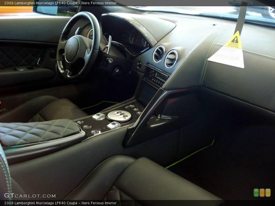 Nero Perseus Interior Photo for the 2009 Lamborghini Murcielago LP640 Coupe #1418724