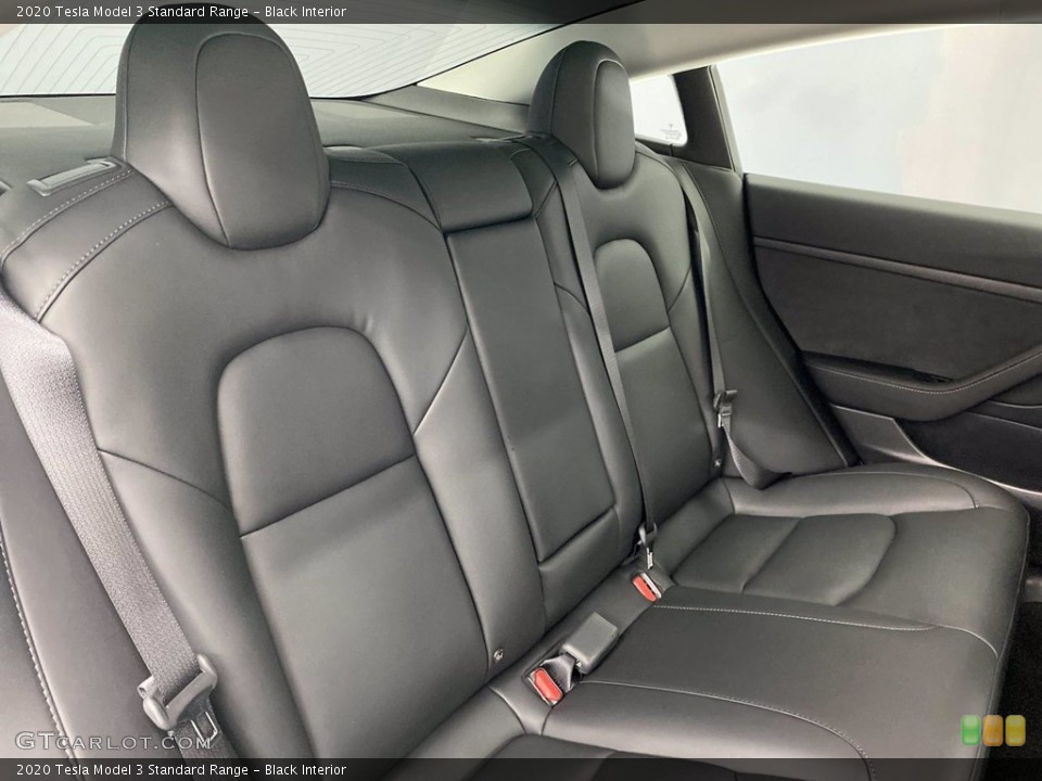 Black Interior Rear Seat for the 2020 Tesla Model 3 Standard Range #141874294