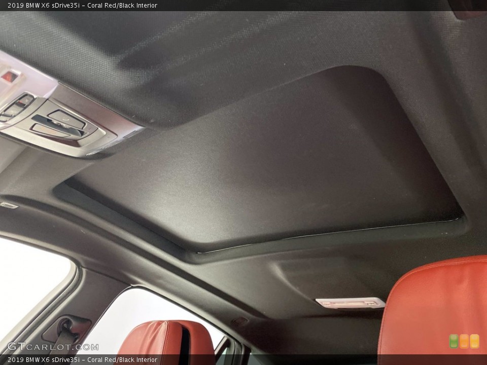 Coral Red/Black Interior Sunroof for the 2019 BMW X6 sDrive35i #141876550