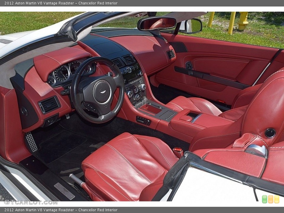 Chancellor Red 2012 Aston Martin V8 Vantage Interiors