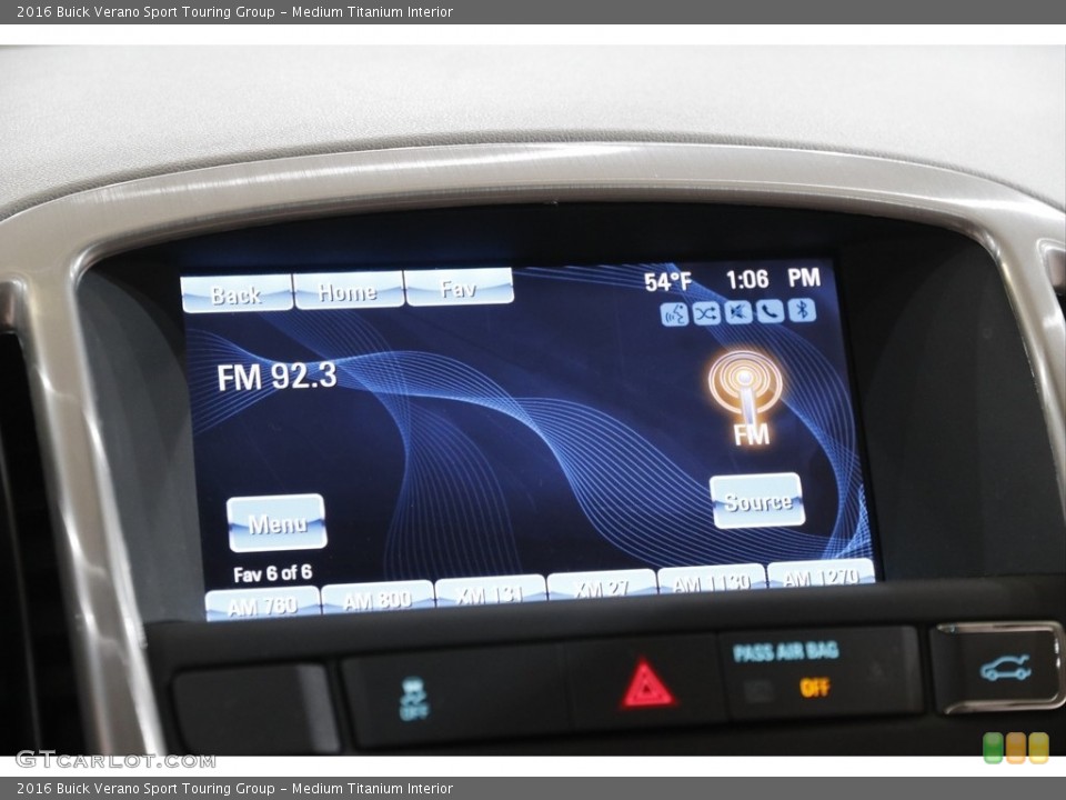 Medium Titanium Interior Audio System for the 2016 Buick Verano Sport Touring Group #141881010