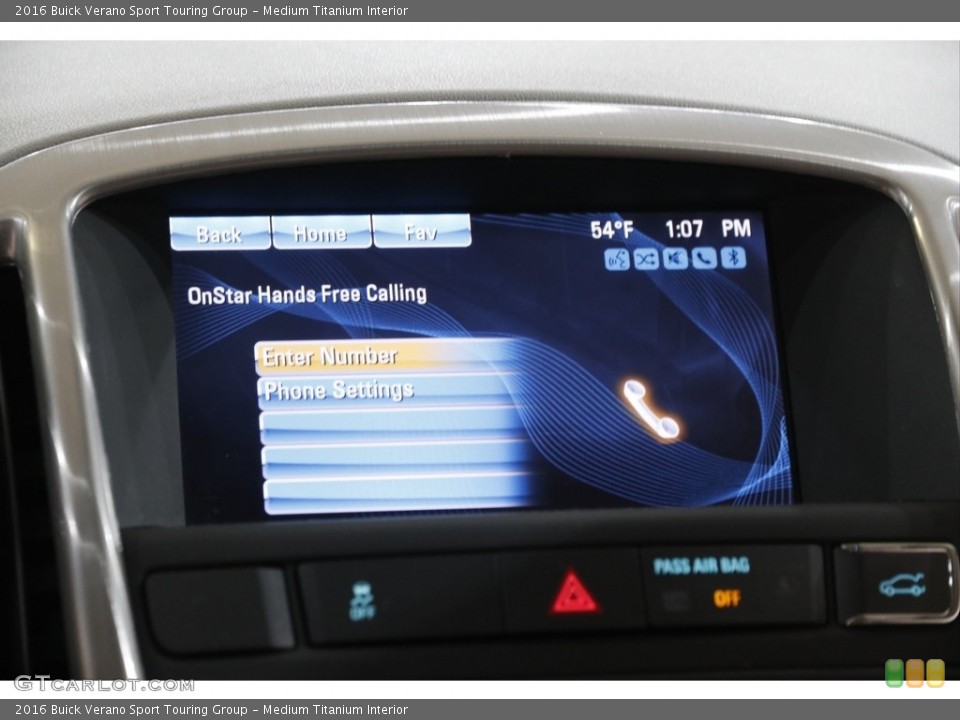 Medium Titanium Interior Controls for the 2016 Buick Verano Sport Touring Group #141881034