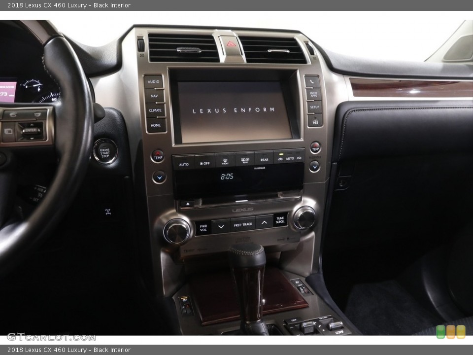 Black Interior Controls for the 2018 Lexus GX 460 Luxury #141881397