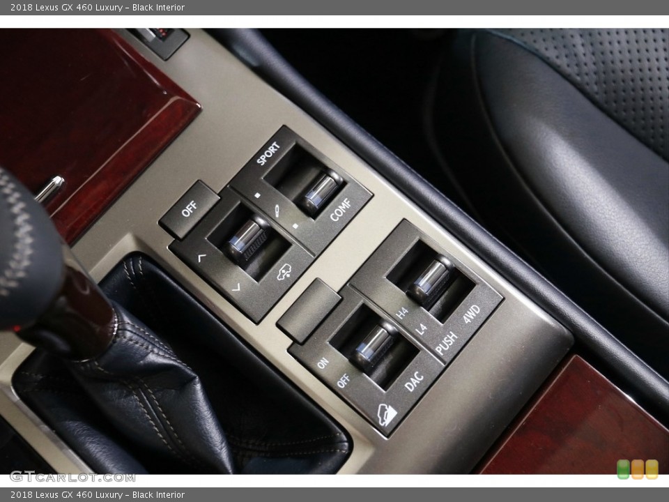 Black Interior Controls for the 2018 Lexus GX 460 Luxury #141881523