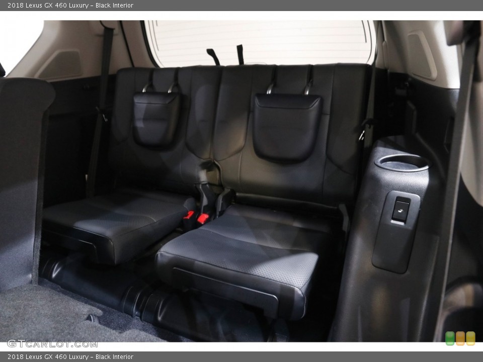 Black Interior Rear Seat for the 2018 Lexus GX 460 Luxury #141881646