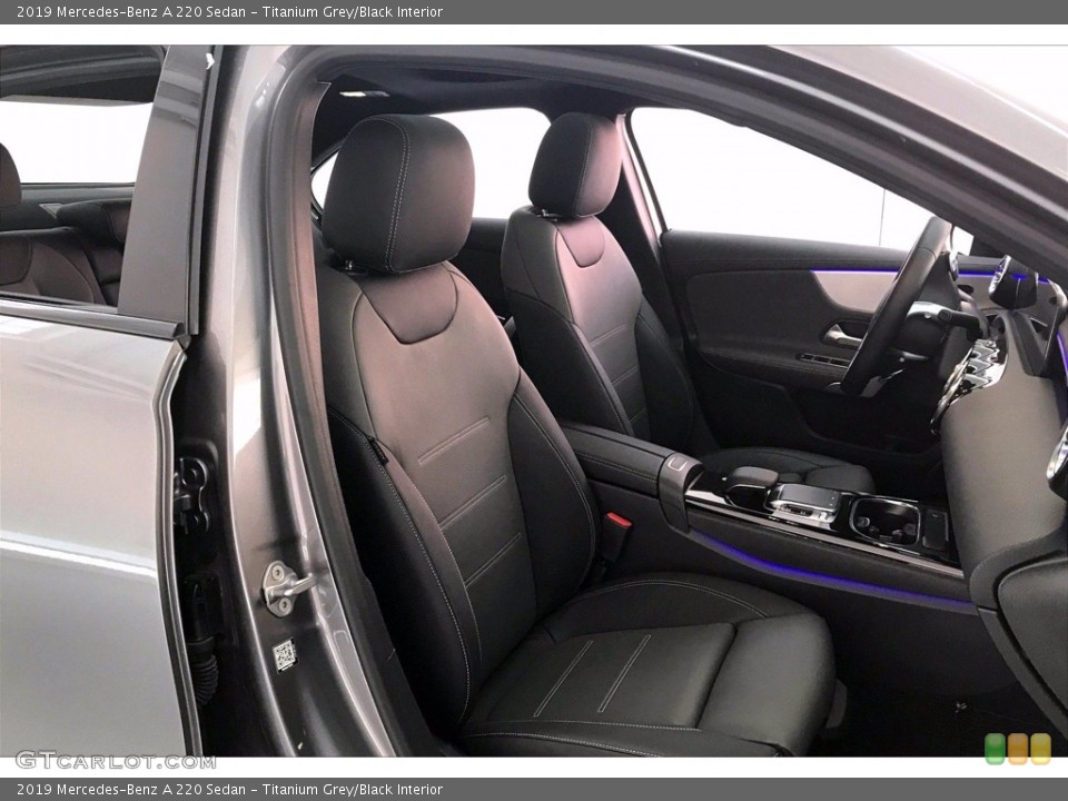 Titanium Grey/Black Interior Front Seat for the 2019 Mercedes-Benz A 220 Sedan #141884208