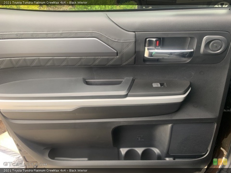 Black Interior Door Panel for the 2021 Toyota Tundra Platinum CrewMax 4x4 #141886761