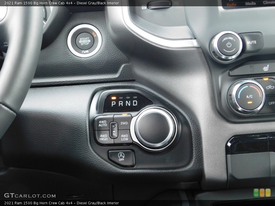 Diesel Gray/Black Interior Transmission for the 2021 Ram 1500 Big Horn Crew Cab 4x4 #141889176