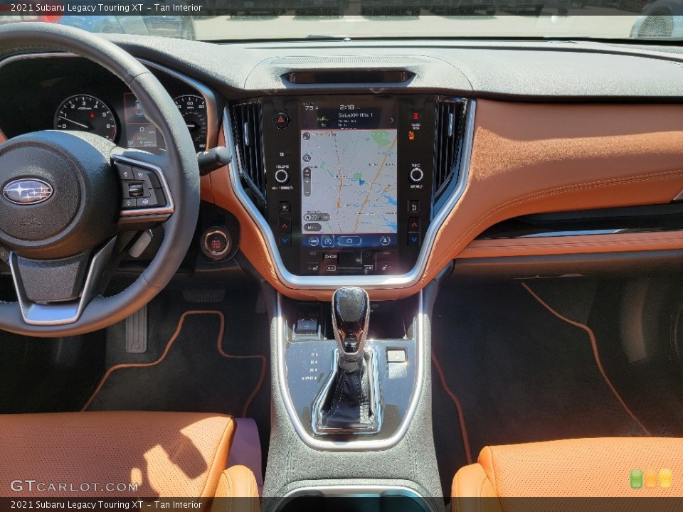 Tan Interior Dashboard for the 2021 Subaru Legacy Touring XT #141889639