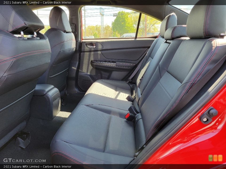 Carbon Black Interior Rear Seat for the 2021 Subaru WRX Limited #141889954