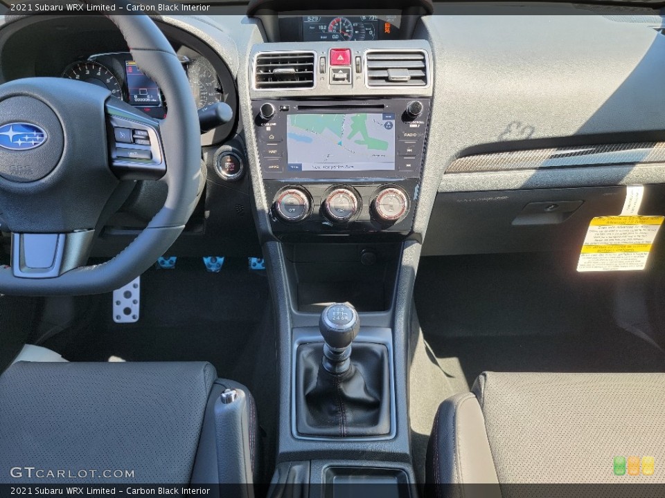 Carbon Black Interior Photo for the 2021 Subaru WRX Limited #141889981