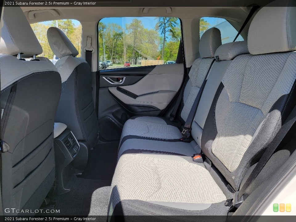 Gray Interior Rear Seat for the 2021 Subaru Forester 2.5i Premium #141890296