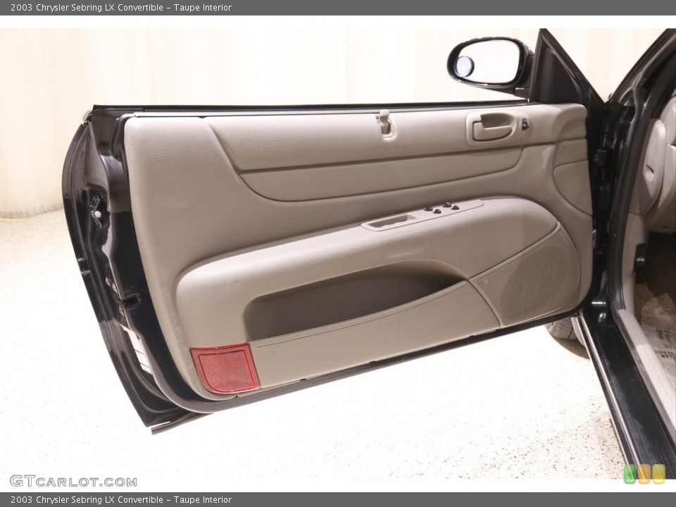 Taupe Interior Door Panel for the 2003 Chrysler Sebring LX Convertible #141890764
