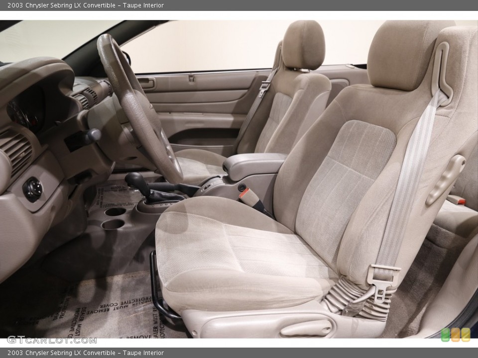 Taupe Interior Photo for the 2003 Chrysler Sebring LX Convertible #141890782