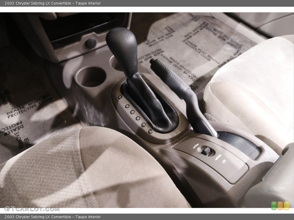 Taupe Interior Transmission for the 2003 Chrysler Sebring LX Convertible #141890893