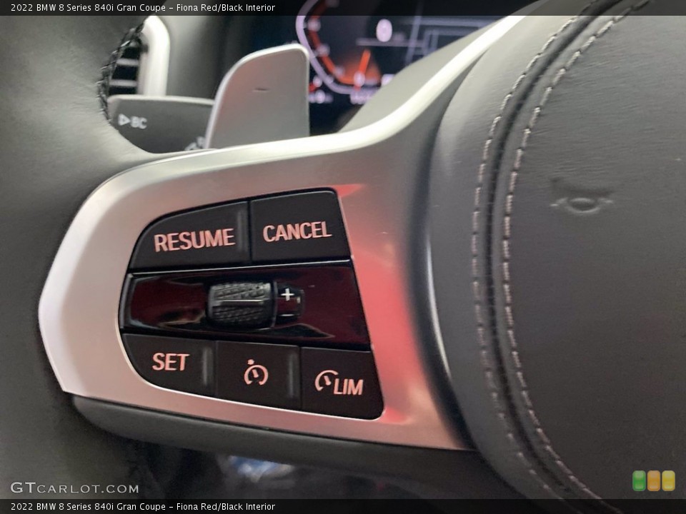 Fiona Red/Black Interior Steering Wheel for the 2022 BMW 8 Series 840i Gran Coupe #141890908