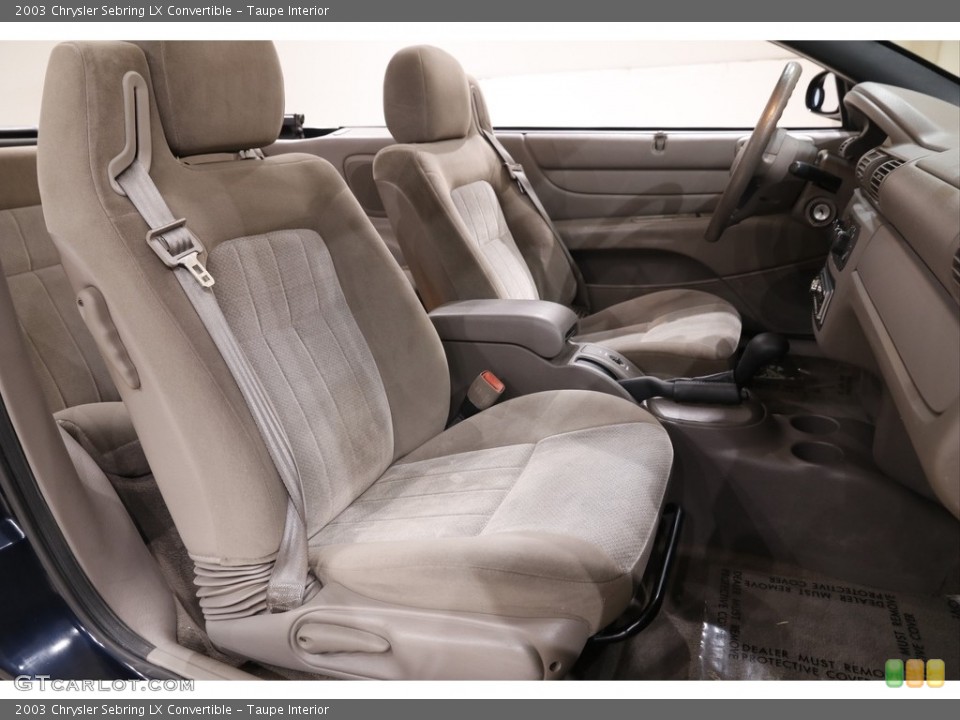 Taupe Interior Front Seat for the 2003 Chrysler Sebring LX Convertible #141890941