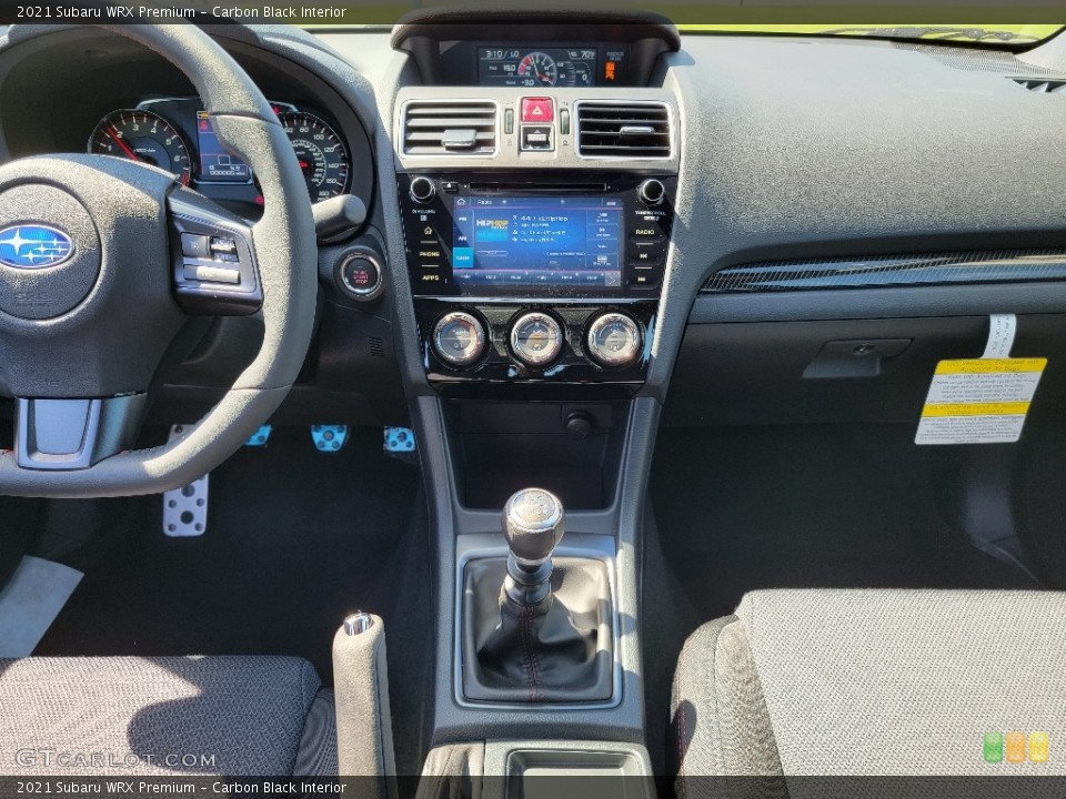Carbon Black Interior Dashboard for the 2021 Subaru WRX Premium #141891010