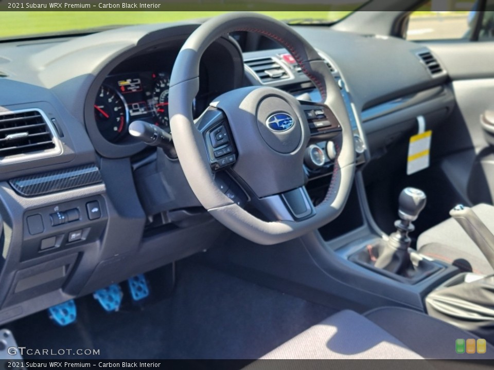 Carbon Black Interior Steering Wheel for the 2021 Subaru WRX Premium #141891058
